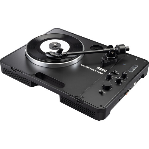 Korg handytraxx tube J Portable Record Player with Nutube and JICO Clipper MM Cartridge