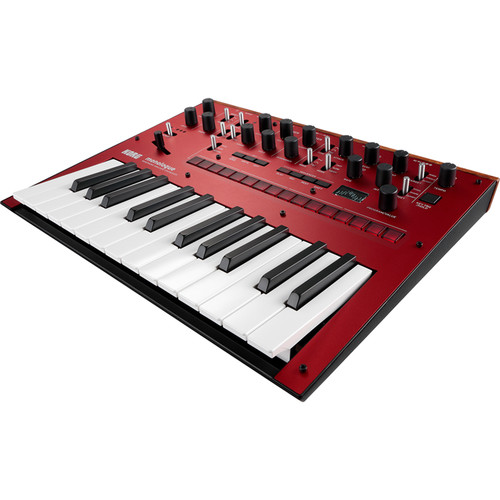 Korg monologue Red Monophonic Analog Synthesizer w/Analog Cases Unison Case