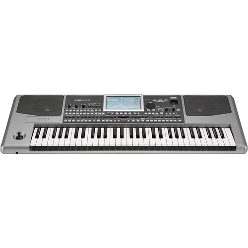 Korg PA900 61-Key Semi-Weighted Professional Arranger Keyboard with Knox Keyboard Bench, Knox Keyboard Stand, Sustain Pedal, Full-Size Headphones and Dust Cover