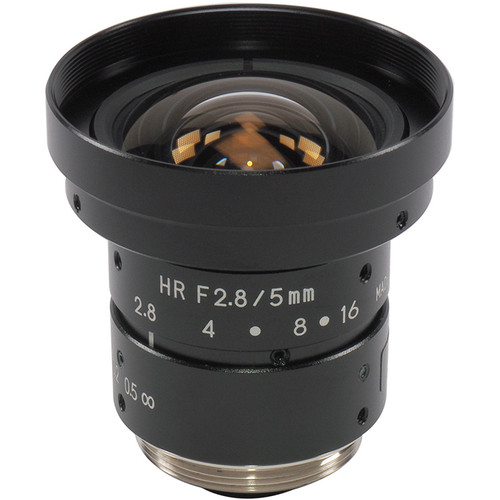 Kowa LM5JCM 5mm f/2.8-16 C-Mount Lens for 2/3
