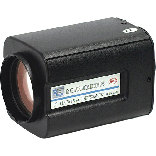 Kowa LMZ7527AM 1/2" CMount Motorized Zoom Lens
