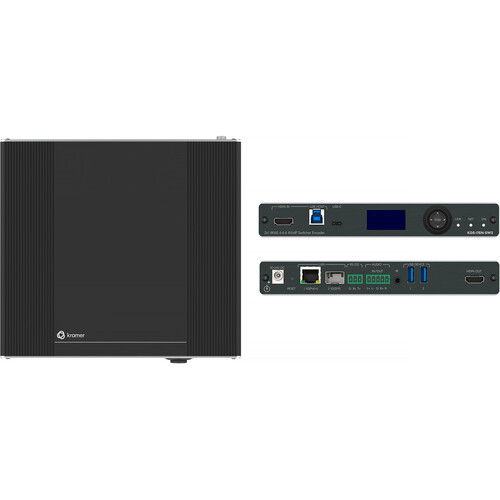 Kramer KDS-17EN-SW2 4K60 4:4:4 AVoIP Switcher Encoder with Dante