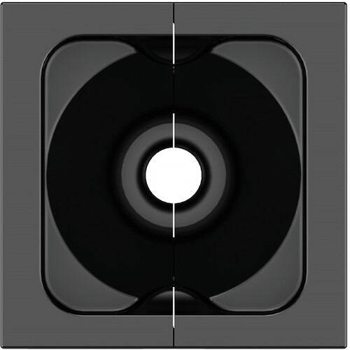 Kramer Passthrough Module (1 Hole Black)