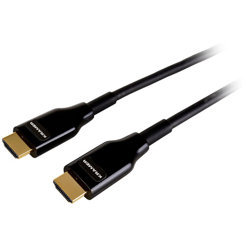 Kramer CRS-PlugNView-H Active Optical Armored 4K HDMI Cable (98')