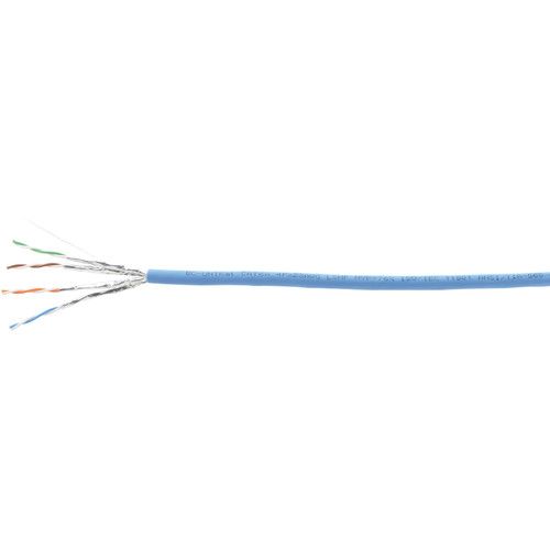Kramer BC-UNIKAT 4-Pair 23-AWG Cat 6a U/FTP Video & LAN Cable (1000' Black)