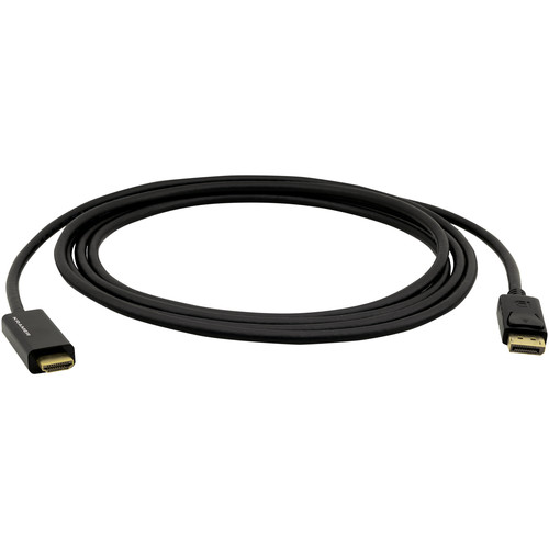 Kramer DisplayPort Male to HDMI Male Active Cable (3')