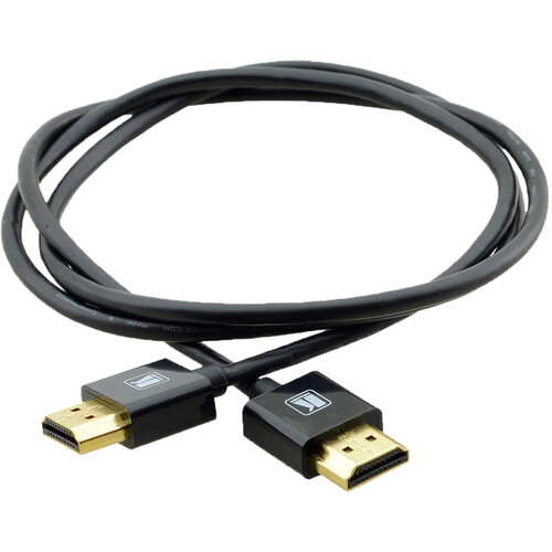 Kramer C-HM/HM/PICO/BK-5 Ultra-Slim Flexible High-Speed HDMI Cable with Ethernet (Black 5')