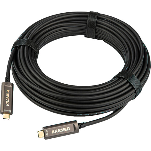 Kramer CLS-AOCU31/CC USB 3.1 GEN-2 Optical USB-C Male to USB-C Male Cable (10')