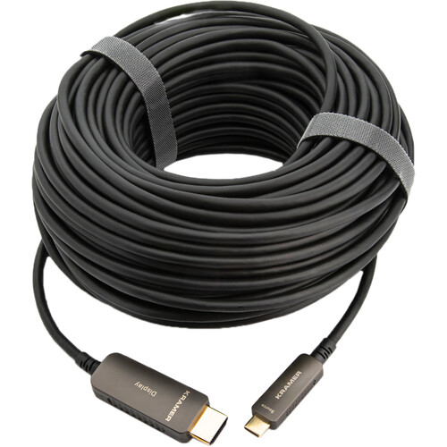 Kramer CLS-AOCU/CH Active Optical USB-C to HDMI Cable (33')