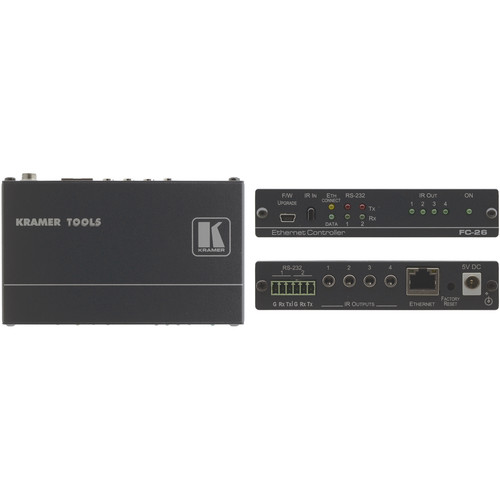 Kramer FC-26 Ethernet to Serial Port and IR Controller
