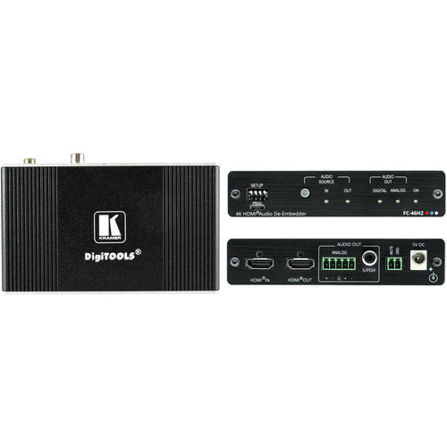 Kramer FC-46H2 4K HDR HDMI Audio De-Embedder