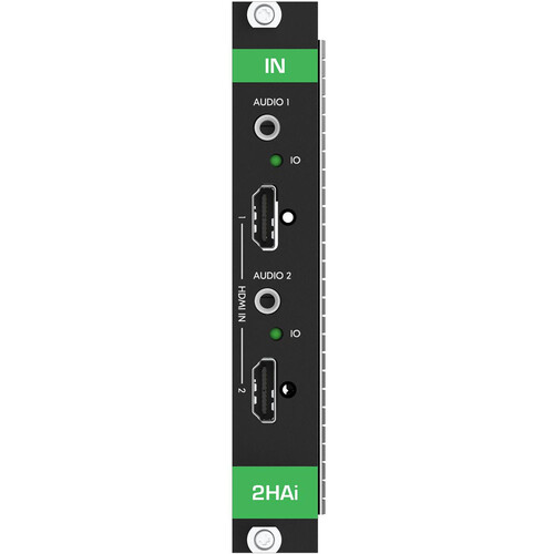 Kramer 2-Port 4K60 4:4:4 HDMI Modular Input Card with Analog Audio
