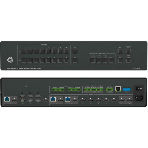 Kramer MTX3-88-SE 8x8 4K Seamless Matrix Switcher/Scaler
