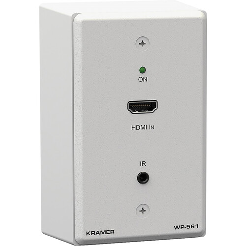 Kramer OWB-1G/D Single-Gang On-Wall Box (White)