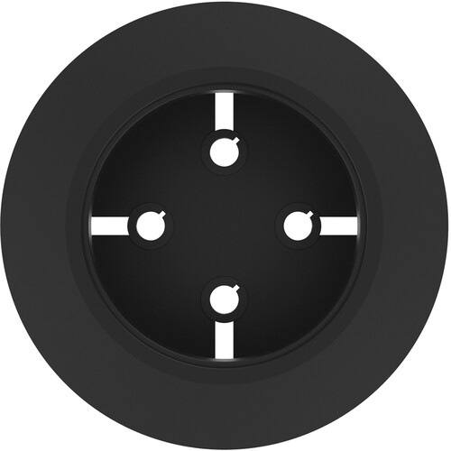 Kramer RTBUS-4C Round Table Mount 4-Cable Pass-Through (Black)