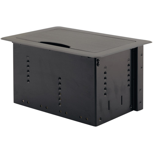 Kramer TBUS-10xl Table Mount Modular Multi-Connection Solution with Black Anodized Aluminum Top