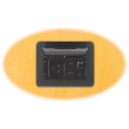 Kramer TBUS-5xl Table Mount Modular Multi-Connection Solution (Black)