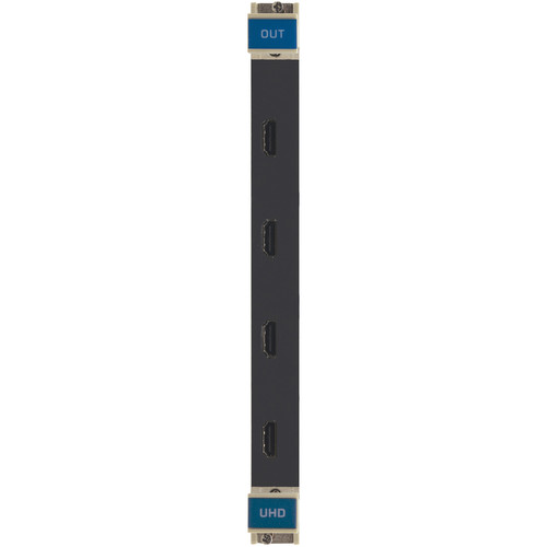 Kramer 4-Channel 4K60 4:2:0 HDMI Output Card with Selectable Embedded De-Embedded or ARC Analog Audio