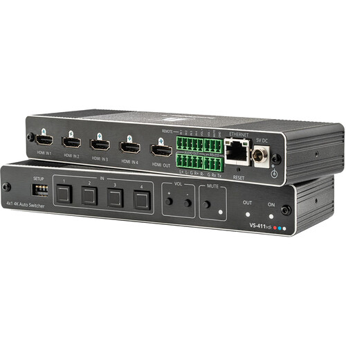 Kramer VS-411XS 4x1 4K HDR HDMI Intelligent Auto Switcher