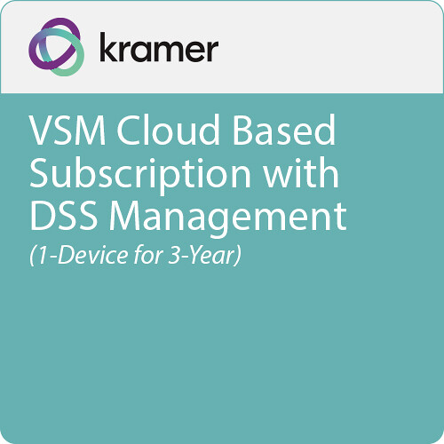 Kramer Management Platform for VIA Devices Subscription (1 Device 3-Year)