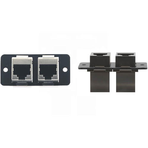 Kramer Dual RJ45 Wall Plate Insert (White)