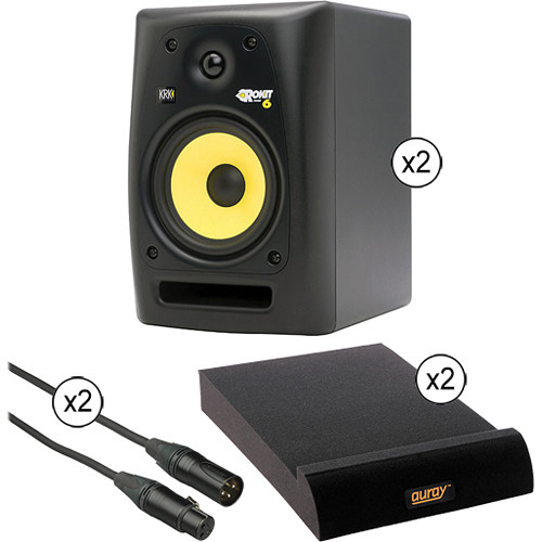 KRK KRK RoKit 6 G2 Studio Monitor Speakers & Desktop