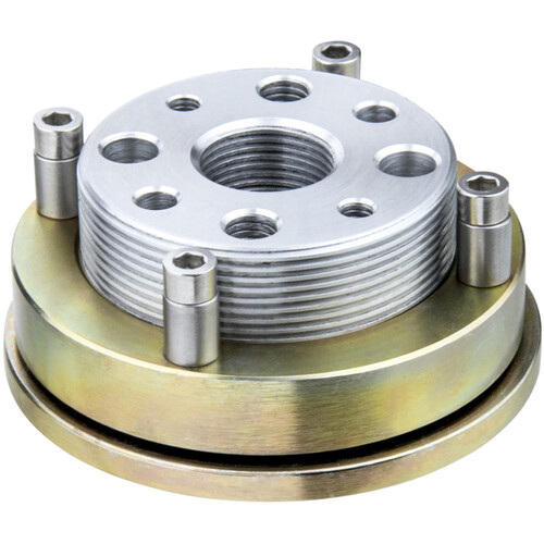 Kupo Complete Mitchell Threaded Collar Castle Nut and Round Plate Set