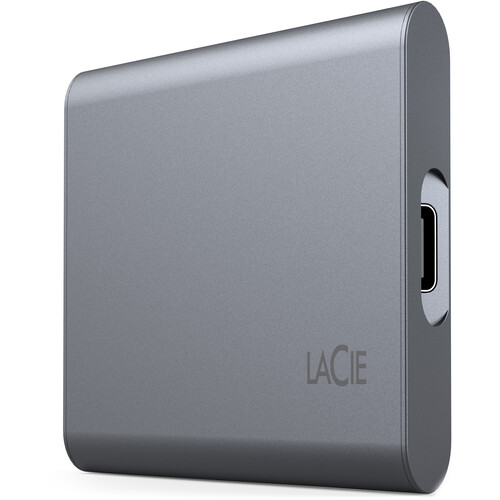 LaCie 2TB Mobile SSD Secure External Drive (Space Gray)
