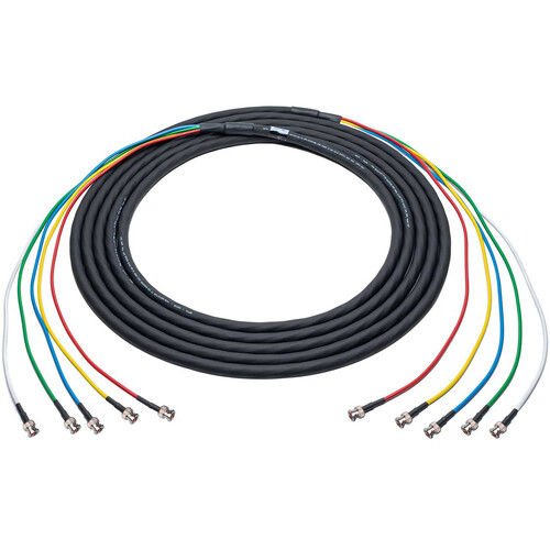 Laird Digital Cinema Gepco VS5230 3G/HD-SDI 5-Channel Thin Profile BNC Video Snake Cable (75')