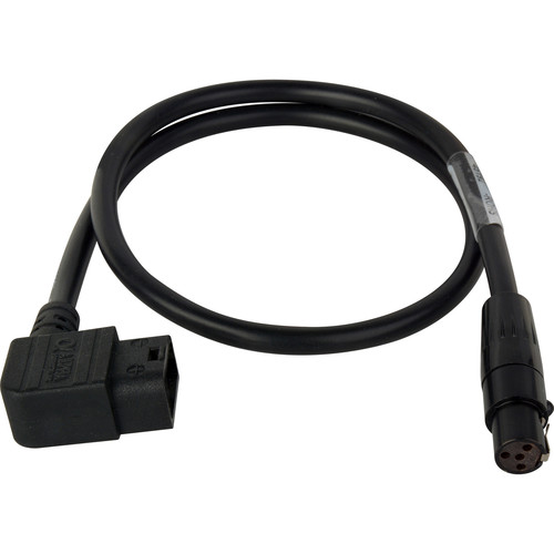 Laird Digital Cinema Power Cable with Right-Angle D-Tap for AJA CION Camera and Cineroid EVF4RVW Viewfinder (18