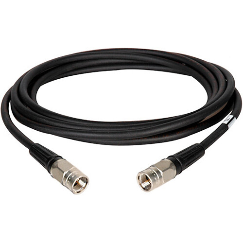 Laird Digital Cinema F-Male to F-Male Belden 1505 RG59 Digital Coax Cable (6' Black)