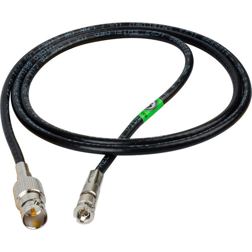 Laird Digital Cinema High-Density HD-BNC Male to Standard BNC Female HD-SDI Cable (3')