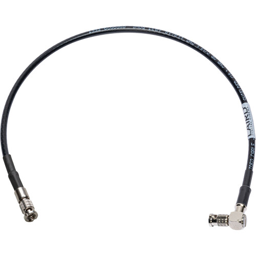 Laird Digital Cinema 4855R High-Density Right-Angle HD-BNC Male to HD-BNC Male 12G HD-SDI Patch Cable (1')
