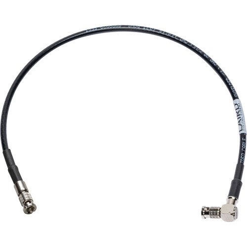 Laird Digital Cinema HDBNC4855-RA Belden 4855R Right-Angle HD-BNC to HD-BNC Male 4K 12G HD-SDI Video Patch Cable (6')