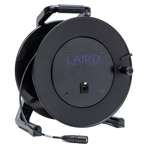Laird Digital Cinema Belden Cat 5e Ethernet Cable with etherCON RJ45 Connector and Reel Hub (150')