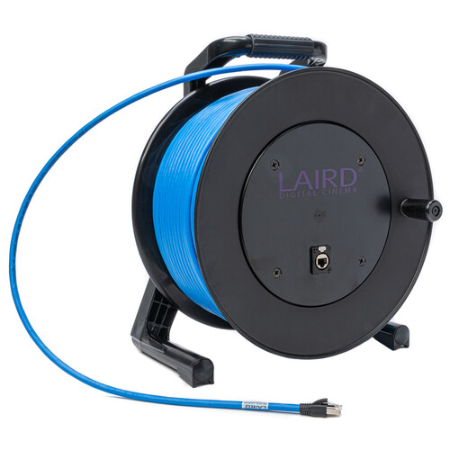 Laird Digital Cinema ProReel Cat 6 STP Cable with Integrated Cable Reel and RJ45 Jack in Hub (50')