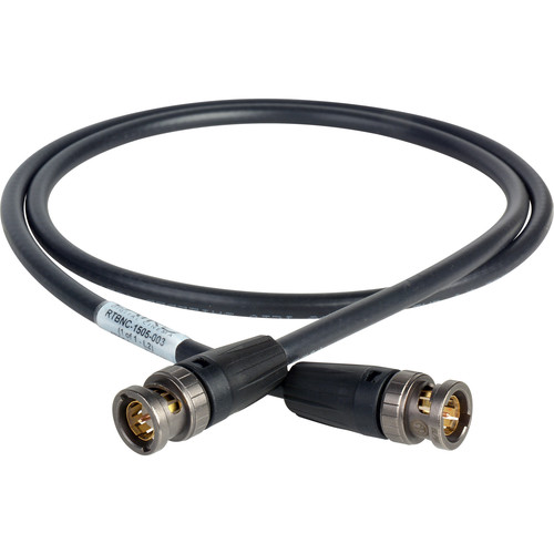 Laird Digital Cinema RG-59 6G-SDI/2K Neutrik rearTWIST Male to Male BNC Cable (3')
