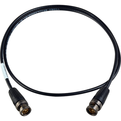 Laird Digital Cinema 12G-SDI UHD 4K Cable with Neutrik rearTWIST BNC Connectors (25' Black)