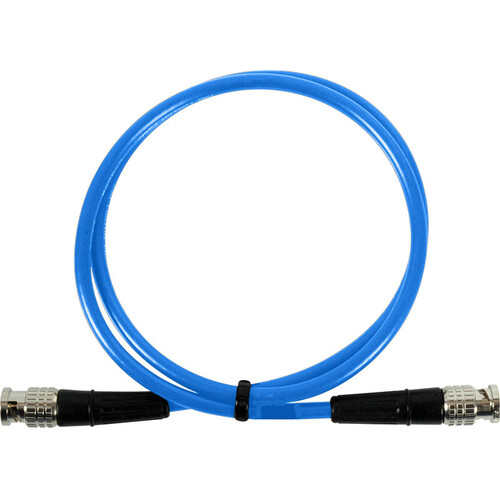 Laird Digital Cinema Flexible Canare L-3CFW RG59 HD-SDI Digital Coaxial Male to Male BNC Cable (10' Blue)