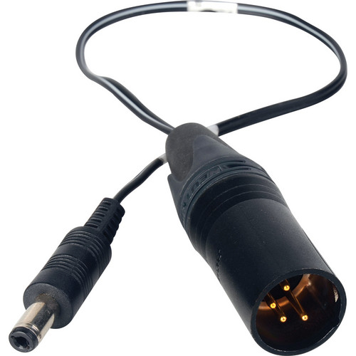 Laird Digital Cinema 2.5mm DC to XLR 4-Pin Power Cable for Blackmagic Cameras (1')