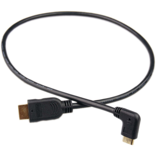 LanParte Right-Angle Mini-HDMI to HDMI Cable (26