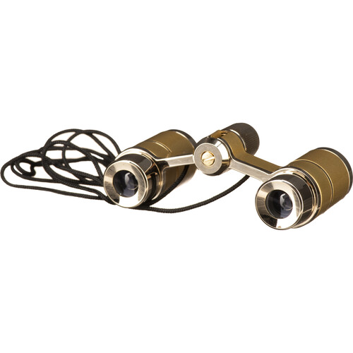 LaScala Optics 3x18 Figaro Opera Glasses (Titanium/Silver)