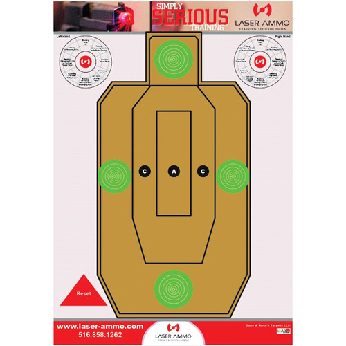 Laser Ammo 16 x 23" Cardboard Target for Heavy LAHGT1