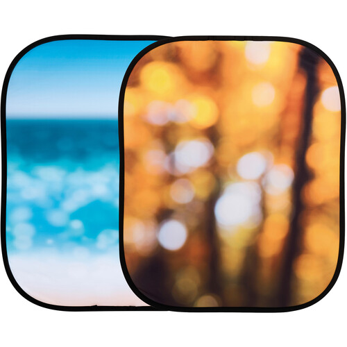 Manfrotto Collapsible Background (4x5' Seascape / Autumn Foliage)