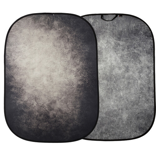 Manfrotto Vintage Collapsible Background (Smoke/Concrete 5 x 7')