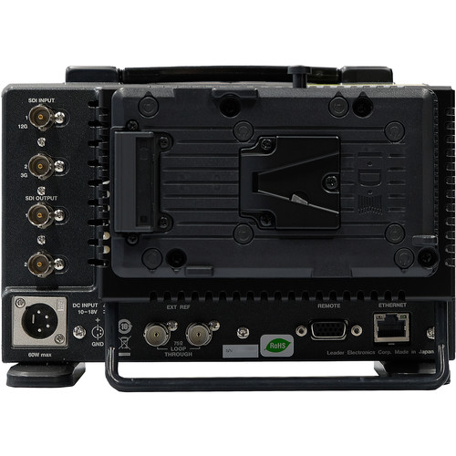 Leader Battery Adapter for LV5350 Series Waveform Monitors (V-Mount)