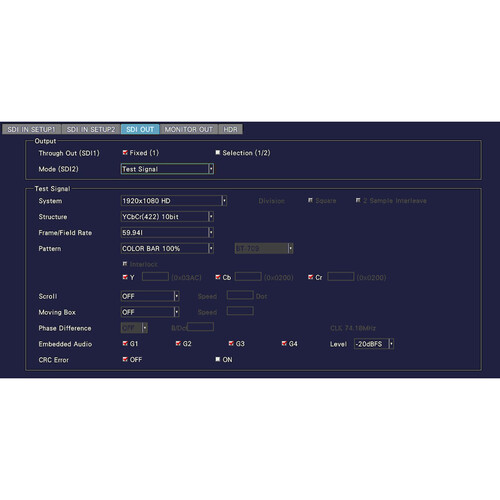 Leader LV-5350 SDI Signal Generation (Permanent License)