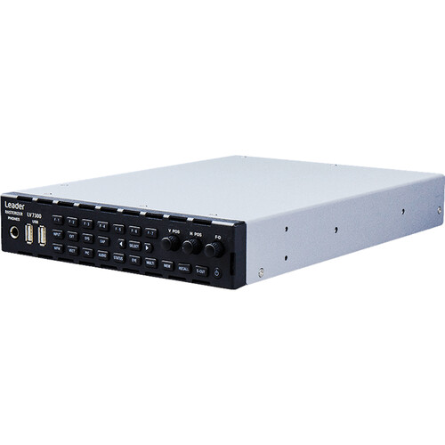 Leader LV-7300 4K 12G-SDI Rasterizer (1 RU Half-Rack)