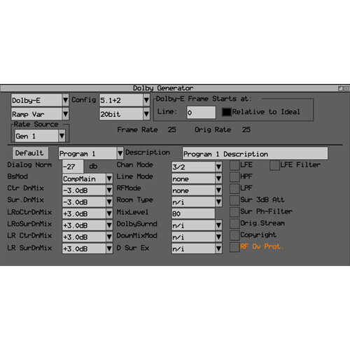 PHABRIX Dolby E Generation Software Option for PHABRIX Sx Series Analyzers
