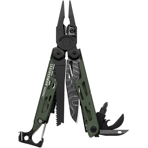 Leatherman Signal Multi-Tool with Black Nylon Sheath&nbsp(Topo Green Clamshell Packaging)